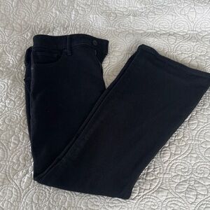 Express Black Boot Cut Curvy Stretch Jeans 4Short Mid Rise